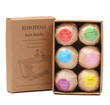 Bath Bombs for Exfoliating and Whitening Skin